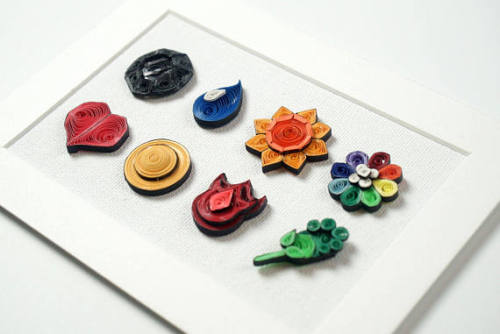 retrogamingblog:Paper-Quilled Pokemon made by CoiledDesigns