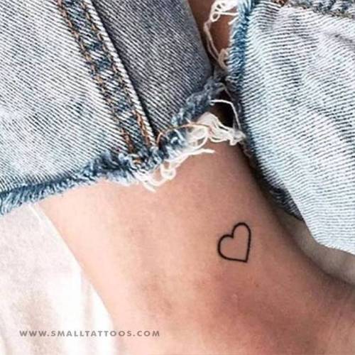 Heart outline temporary tattoo, get it here ►... heart;love;temporary