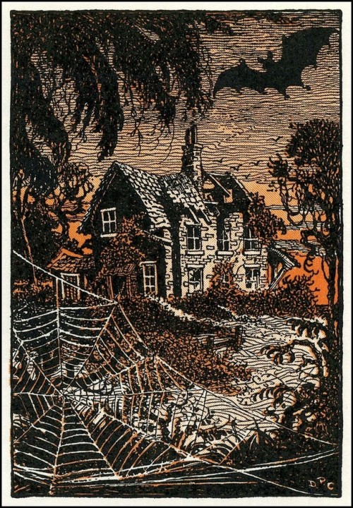 its-off-to-hell-we-go:Spooky House (1930s) - Donn P. Crane