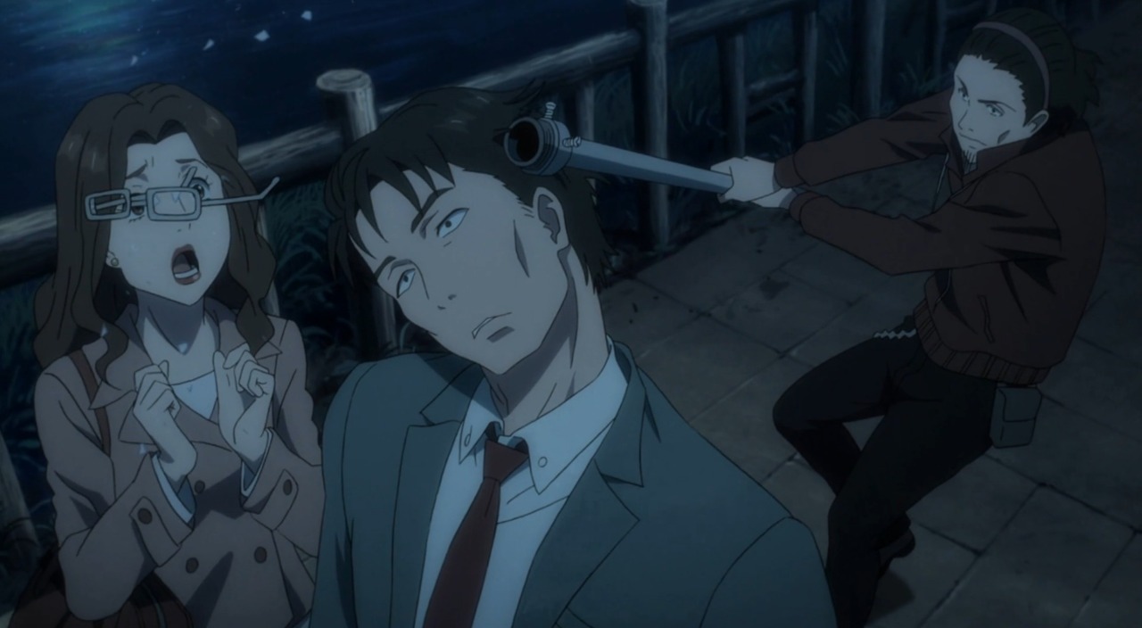Dude... you dropped your glasses... and your humanity. Let’s get ready for another episode of Parasyte -the maxim- tonight! 