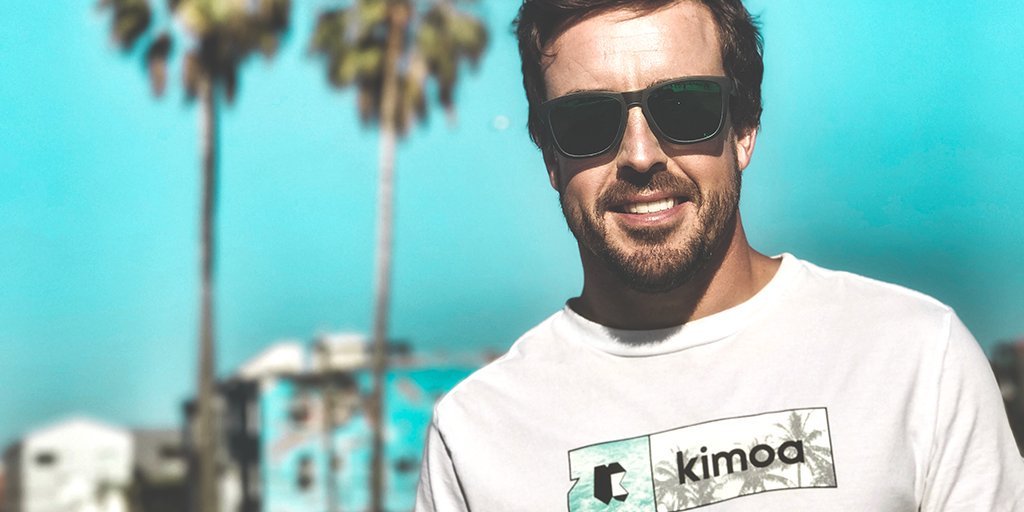 Fernando Alonso in Kimoa sunglasses by Yeah Sunglasses!