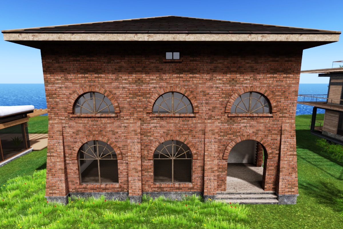 A building that has elements from both Chicago School and Prairie architectural styles