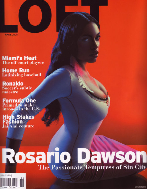 unclecreemy:Rosario Dawson in Loft magazine, April 2004