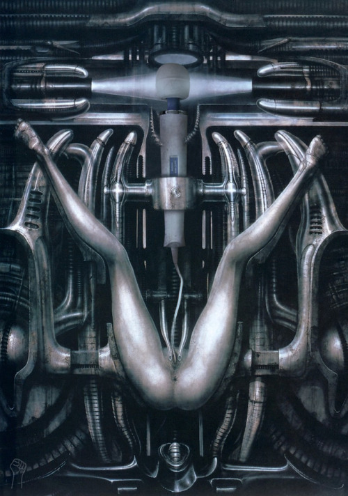 Magic Wand Bearing Machine III by H.R. Giger.