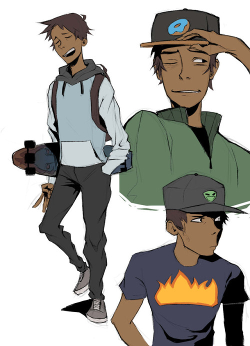 pumagami:You cannot tell me that in a skater au Lance would not...