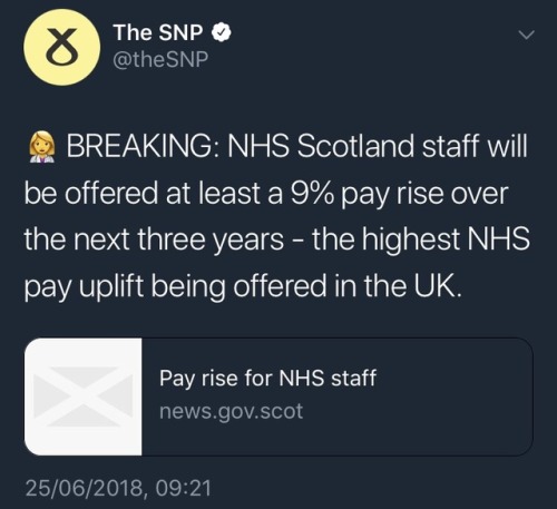 AyeforScotland Scotland Scottish politics Scottish NHS National Health Service