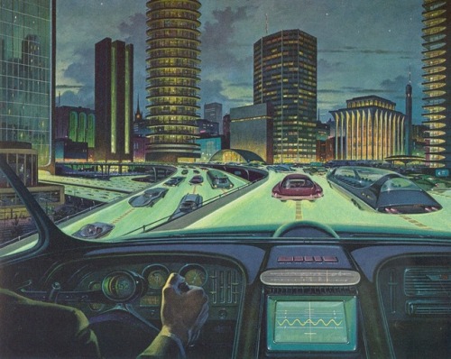 roads cars futurism