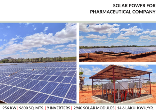 Solar Power for Pharmaceutical company