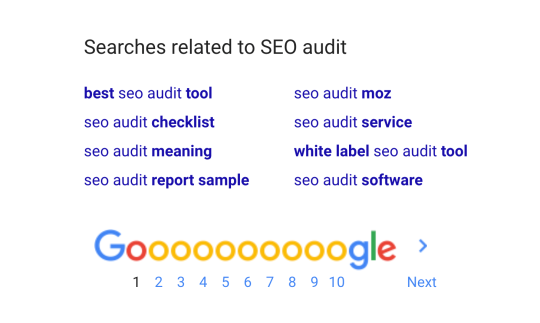Searches related to “SEO audit” Searches related to
