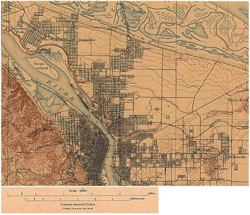 mapsontheweb:Portland in 1897.