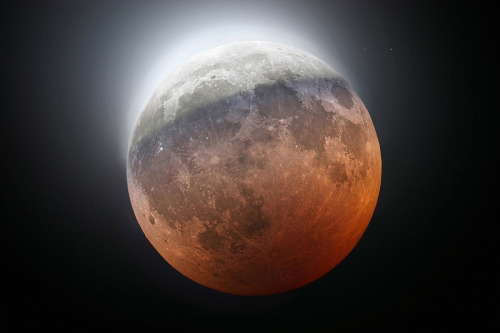 coffeenuts:Partial eclipse of the Moon by Cristian Fattinnanzi -...