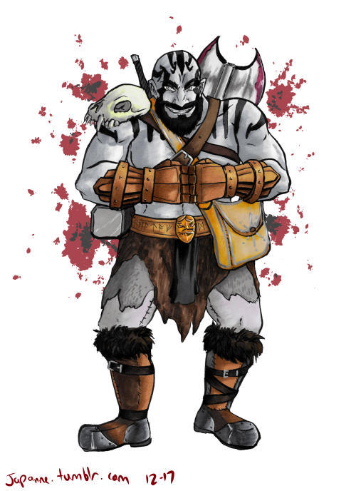 Of all the markering I did, Grog’s skin is... - Comics, Art, and Things