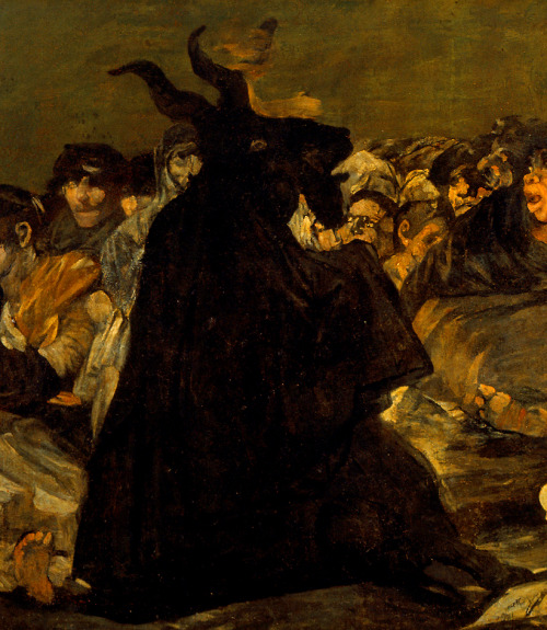 nigra-lux:GOYA, Francisco (1746–1828) Witches’ Sabbath (The...