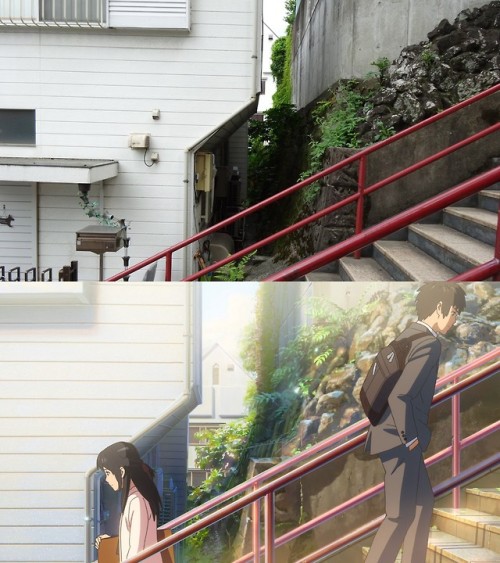 art-woonz:Real life locations from Kimi no Na wa.(Your name)...