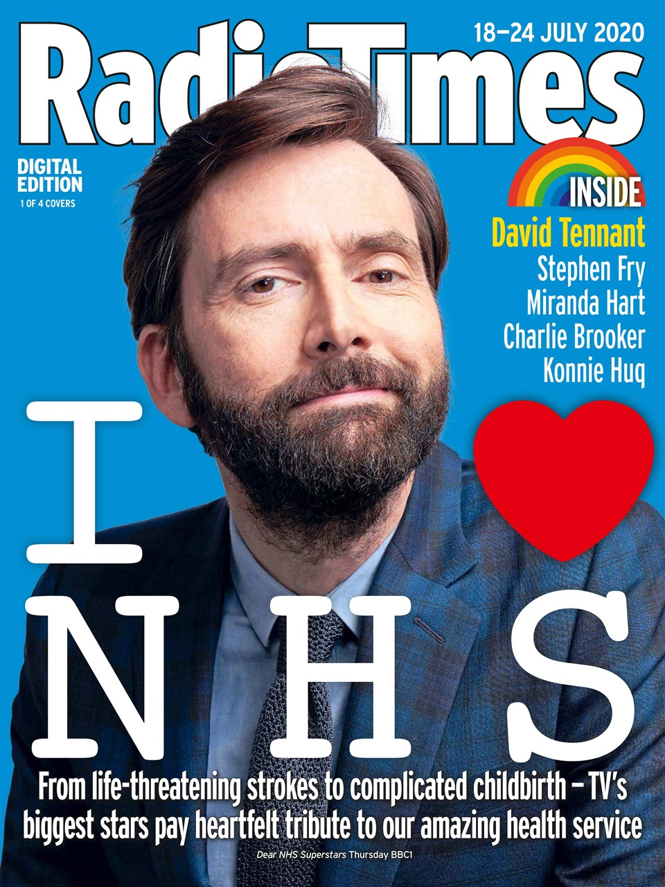 David Tennant on the Radio Times cover