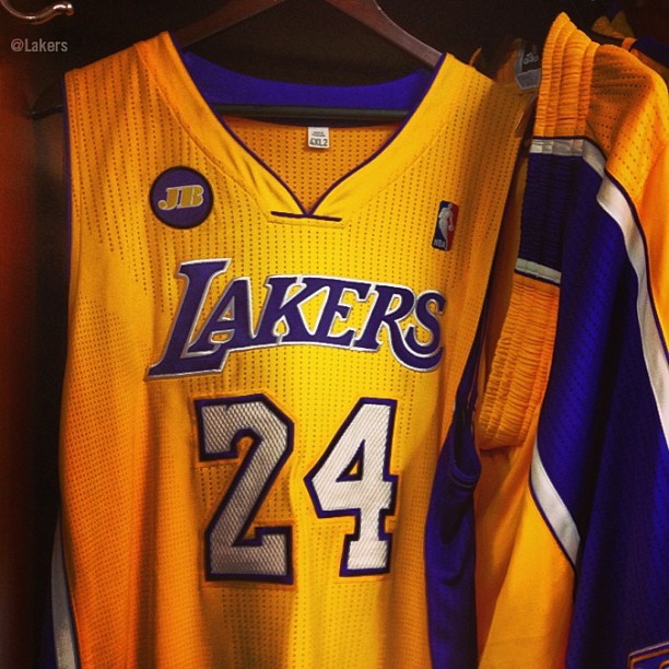 lakers jersey patch