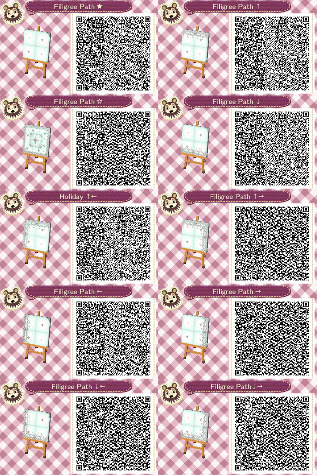 Animal Crossing: New Horizon / Leaf QR Code Paths