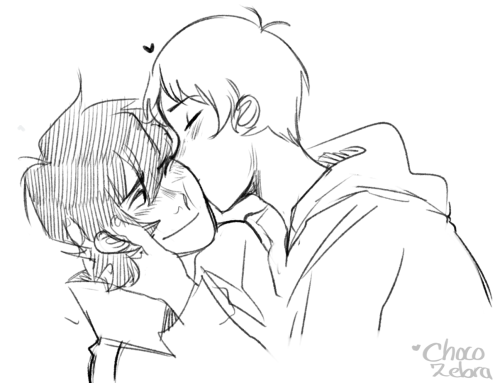 chocozebra:Klance kisses 