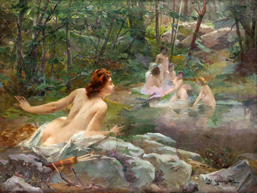 goodreadss:Paul François Quinsac, Nymphs in the Forest,Paul...