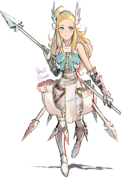 patorii:valkyrie edea, as a result of non-stop bravely default...