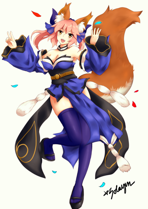 solayun:Proper Tamamo for @sundroplet ( ; ω ; )