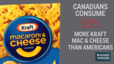 businessinsider:
“ When you think of Canada do you think of Mac and Cheese?
You should.
”
I don’t think any of this was a surprise to me, but my UK contacts might be interested to learn about my adoptive home…