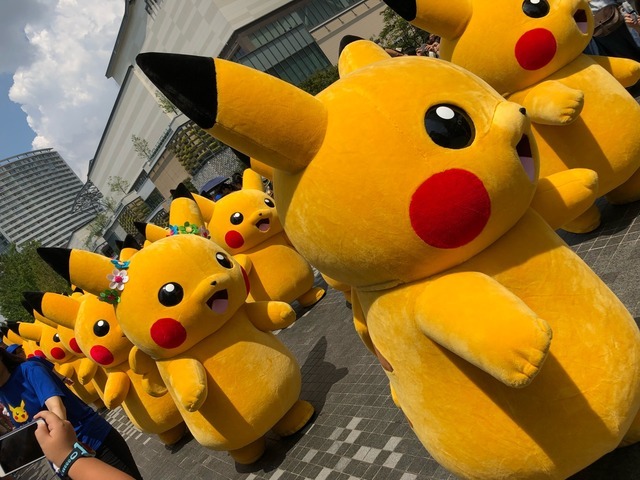 Ain’s Blog — Today, I joined Pikachu festival in Yokohama. 😊