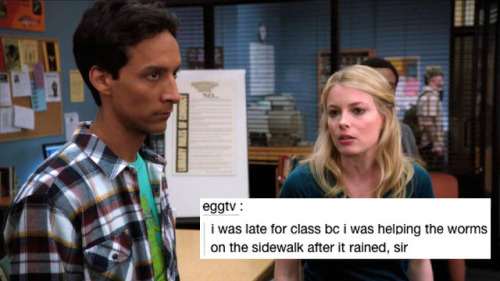 bethanyactually:Community + text posts: the best of Britta...