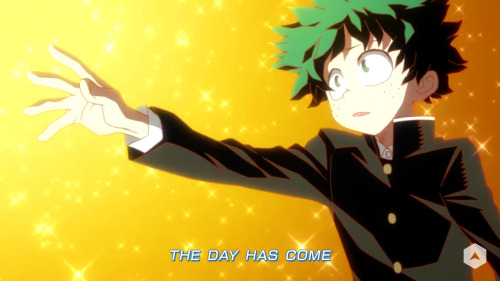 Maybe I am the only one being incredibly emotional about this thing:In the first Opeming Izuku is...