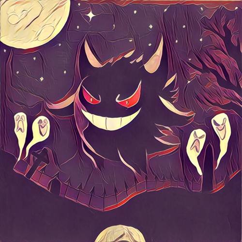 vampiirking:I went over a drawing I did of Gengar a while back...