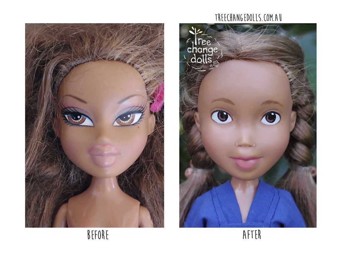 tree change dolls before and after