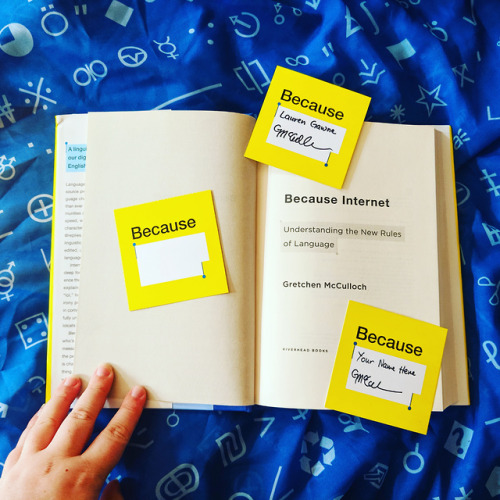 One more day to get a signed Because Internet bookplate sticker...