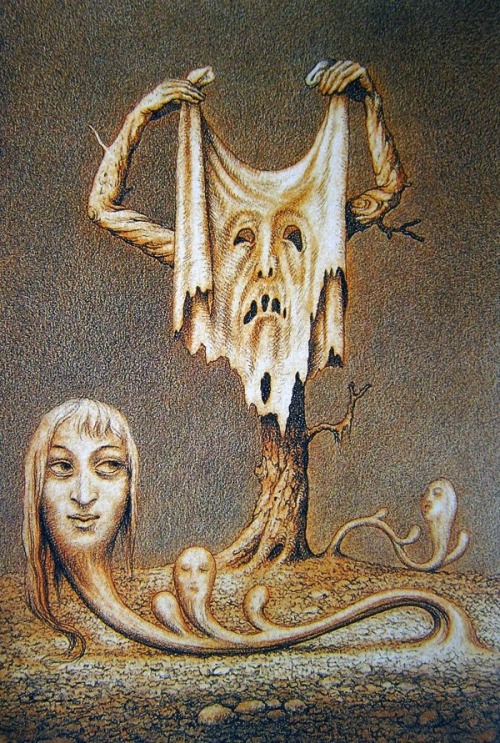 talesfromweirdland:Works by Dutch surrealist artist, Johfra...