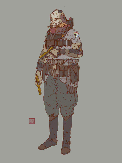 rhubarbes:ArtStation - Sudafrica peacekeeper / Concept...