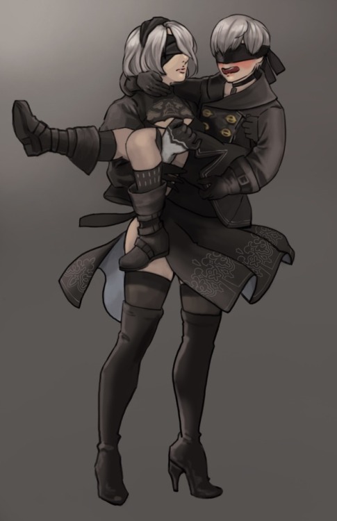 liangarts:2B and 9S