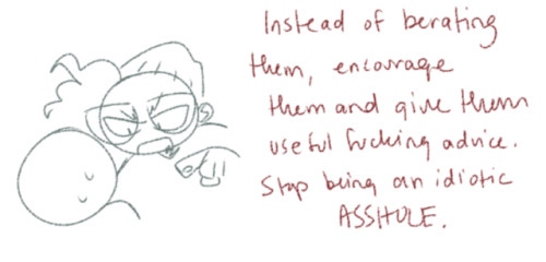 donitkitt:Stop telling artists they arent good enough just...