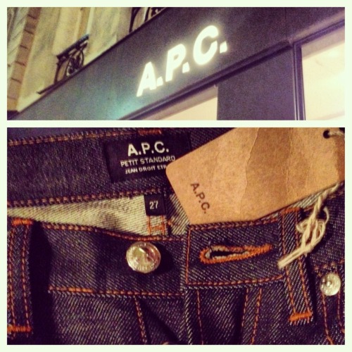 Went to the APC store in Paris.