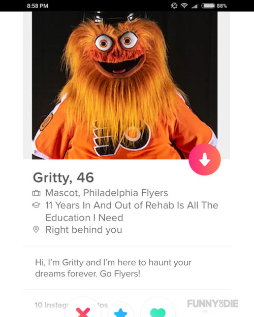 The new Flyers mascot doesn’t seem that out of place on...