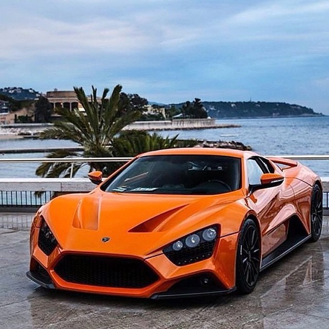 Exotic Super Cars : Orange Zenvo ST1 .. see more like this at...