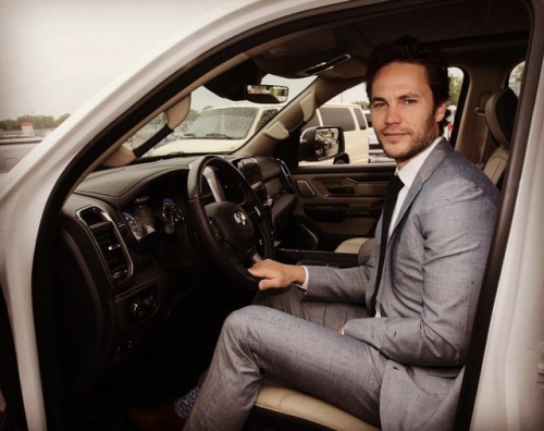 yourdailykitsch:@taylorkitsch First time at the derby with...