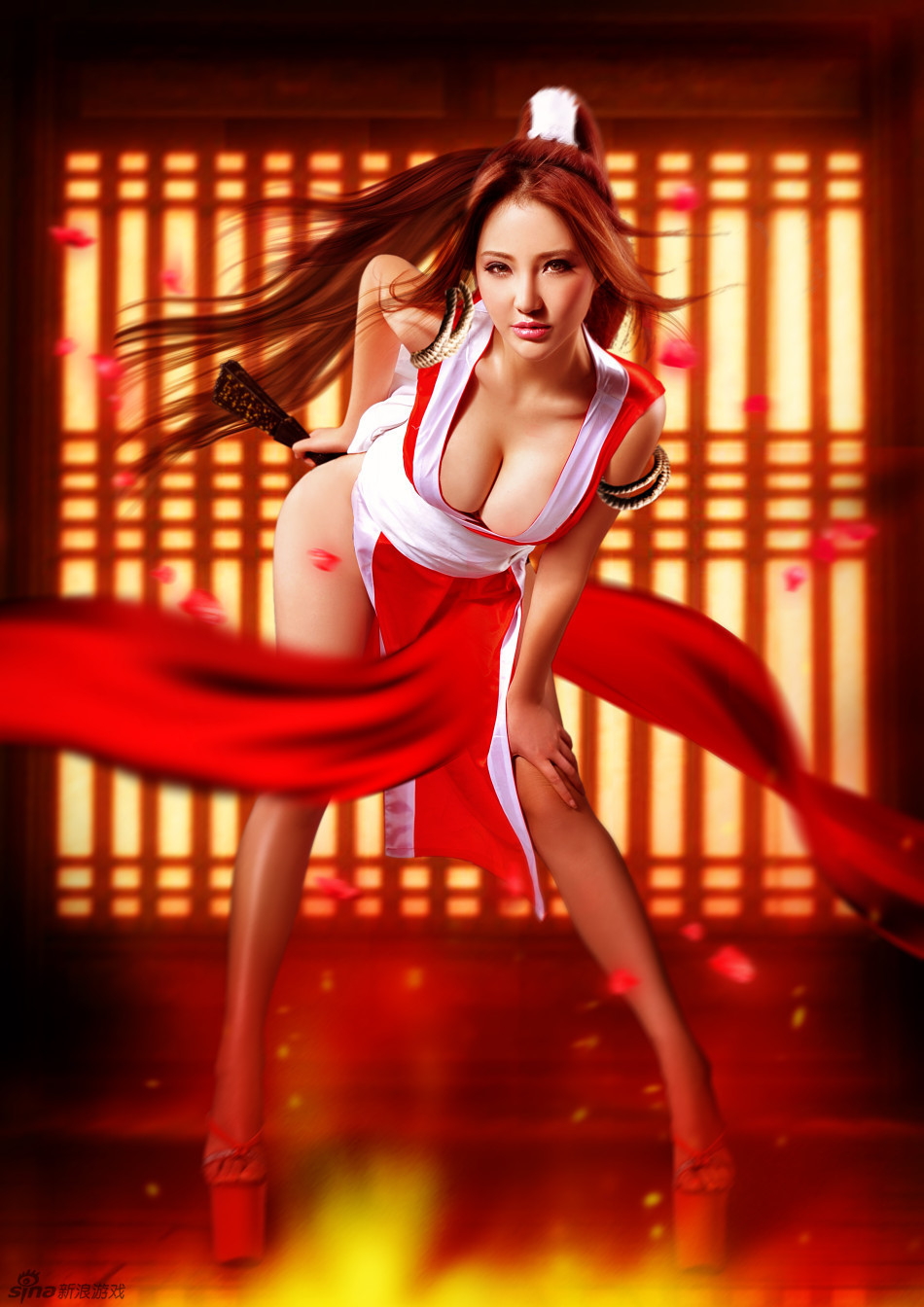 Asian cosplay babe doing the sixtynine