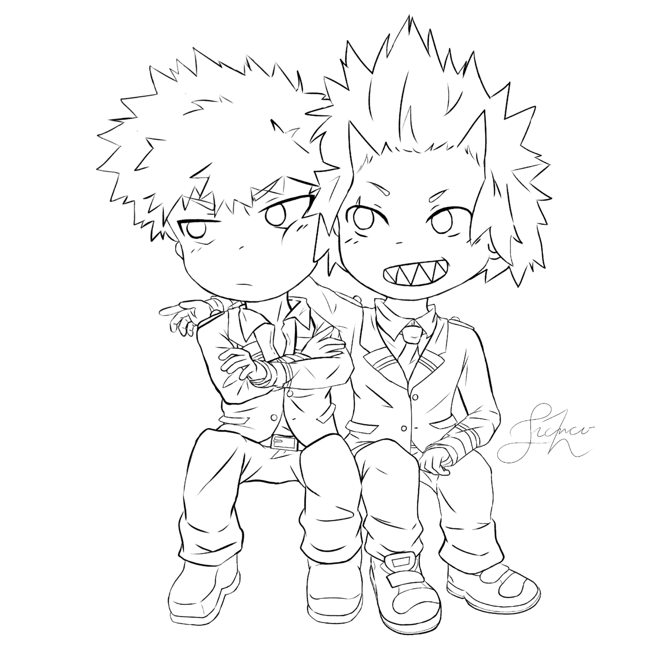 Bnha Coloring Pages Bokugo Baby - Don't Mind Me — taichichuwhat: - Have ...