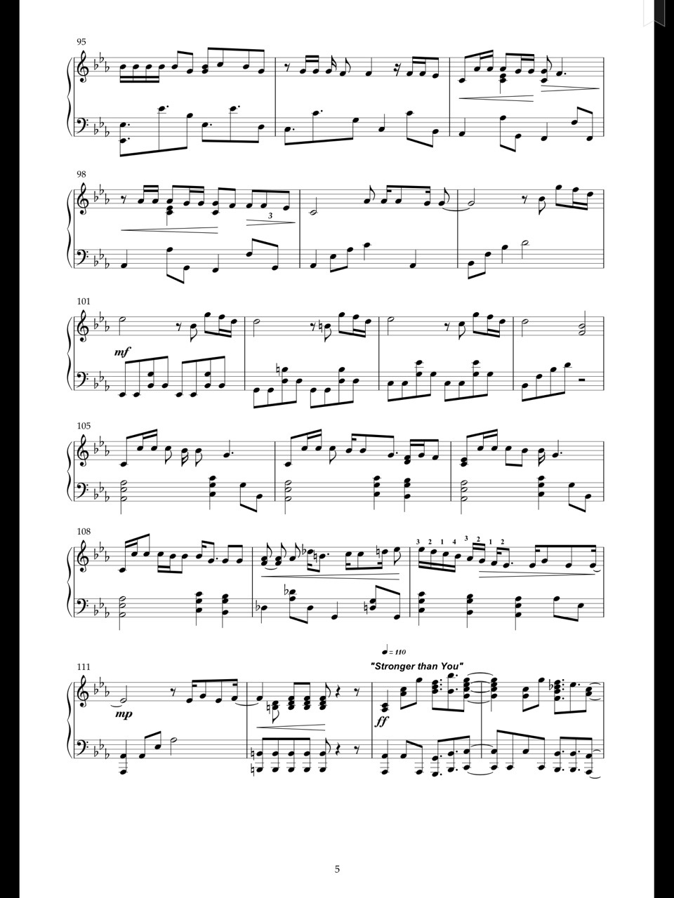 Piano Sheet Music — Steven Universe ~ Piano Medley (Piano Sheet)