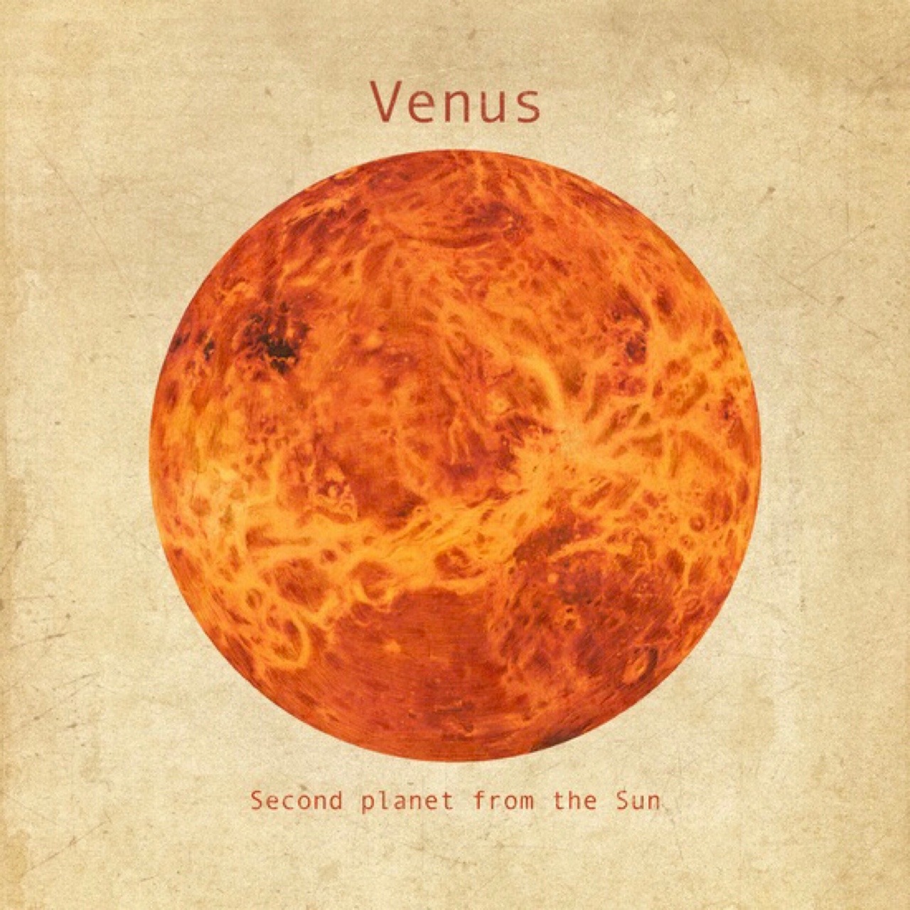 Тату Венера Планета