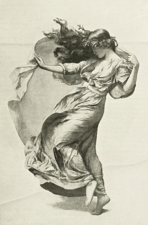 a-little-bit-pre-raphaelite:Draped Figure on a...