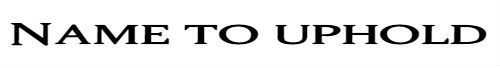 name-to-uphold
