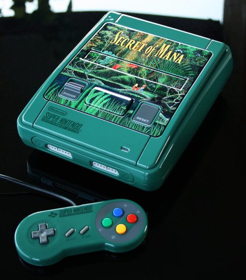 retrogamingblog:Custom Super Nintendo Consoles made by Zoki64