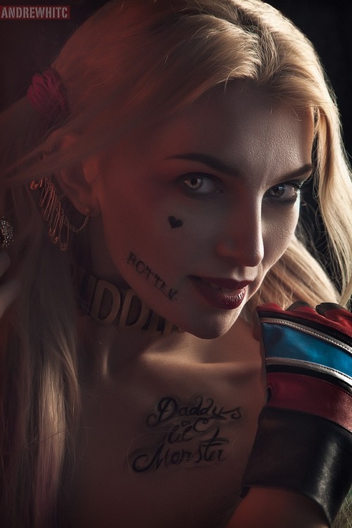 make-up makeupartist Bodyart comicart cosplay my puddin harley quin cosplay russian models визажистстилист визажистнасвадьбу визажистмосква бодиарт косплей гример москва Люци Кошкина