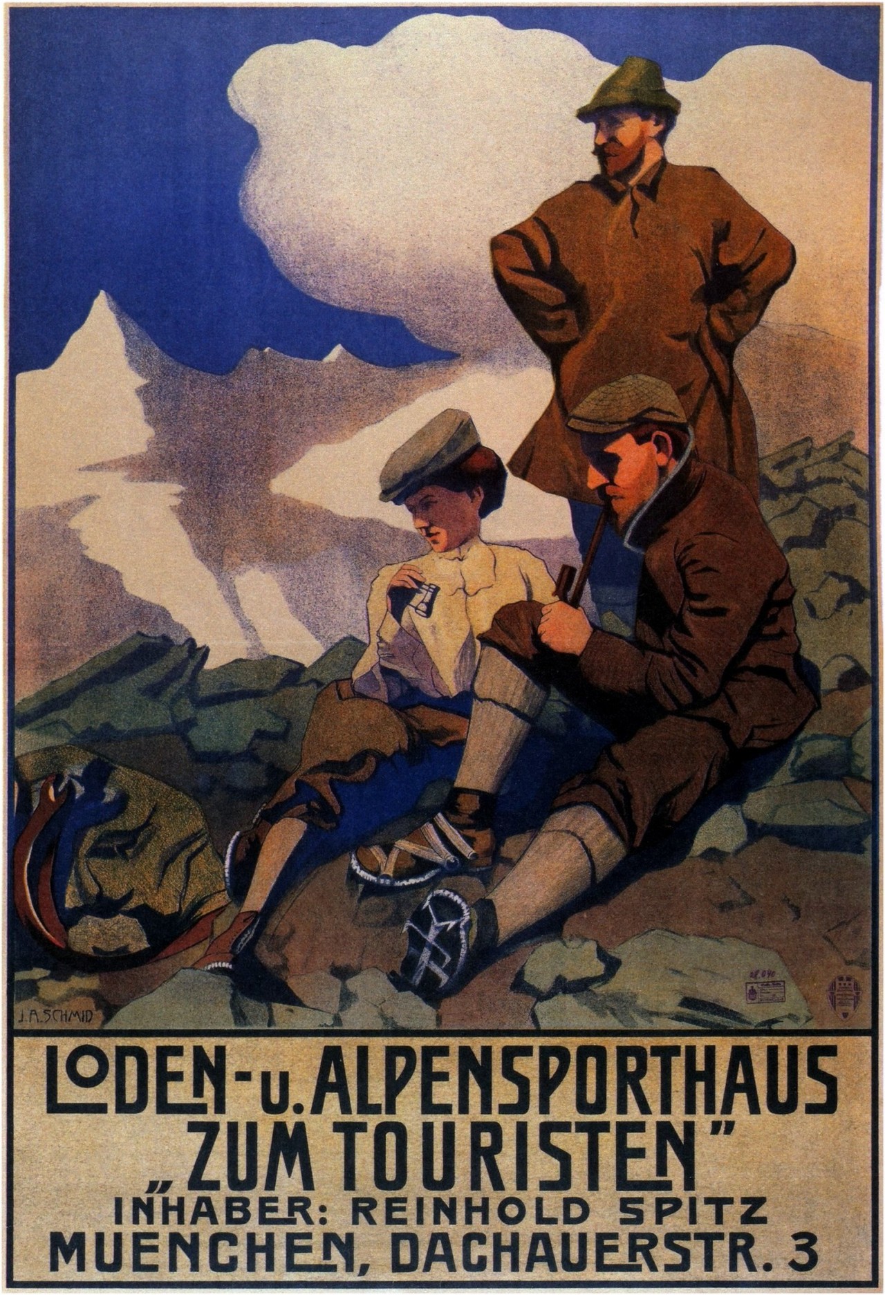 1905 Loden u. Alpensporthaus ‘Zum Touristen’ 