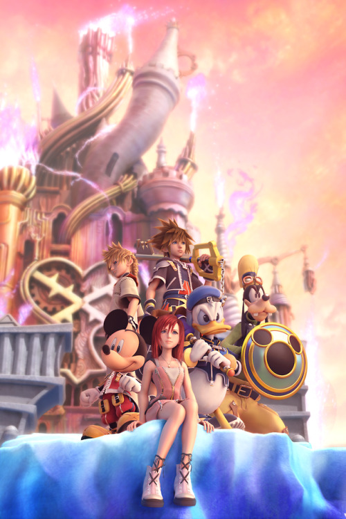 thevideogameartarchive:Some key artwork from ‘Kingdom Hearts...